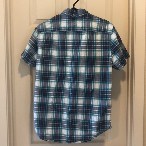 Plaid American Eagle Button Down - Picture 2 of 4
